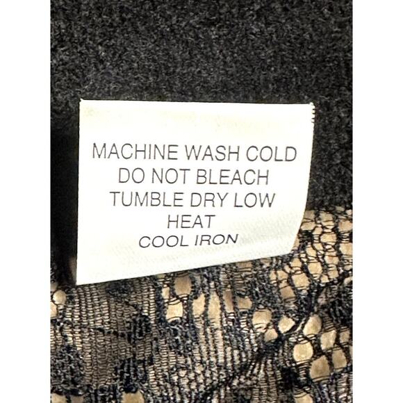 PacSun L.A.HEaRTS Black Elegant Lace Halter Top Corset Size S NWT - Picture 5 of 6